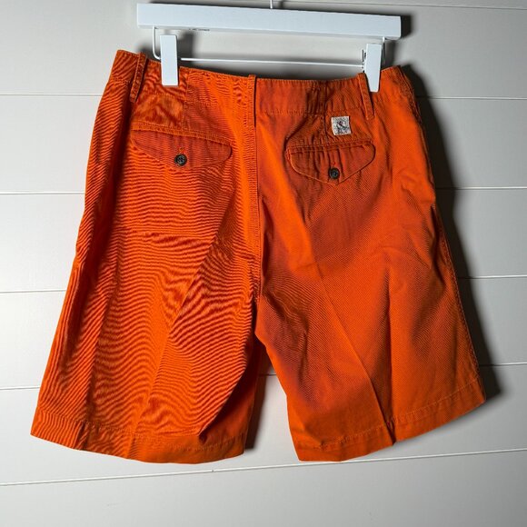 LRL Lauren Jeans Co. Orange Shorts Size 10 - Picture 3 of 8